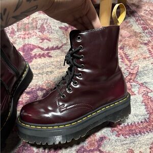 Dr. Martens Jadon platform boots -cherry red Arcadia